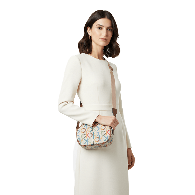 CALVIN KLEIN ULTRALIGHT SADDLE HANDBAG CB43 - Runner