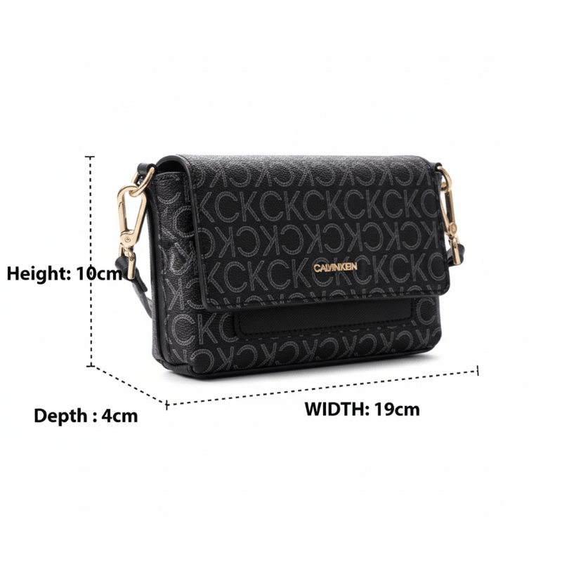 CALVIN KLEIN ULTRALIGHT SADDLE HANDBAG CB9 - Runner