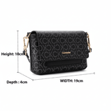 CALVIN KLEIN ULTRALIGHT SADDLE HANDBAG CB9 - Runner