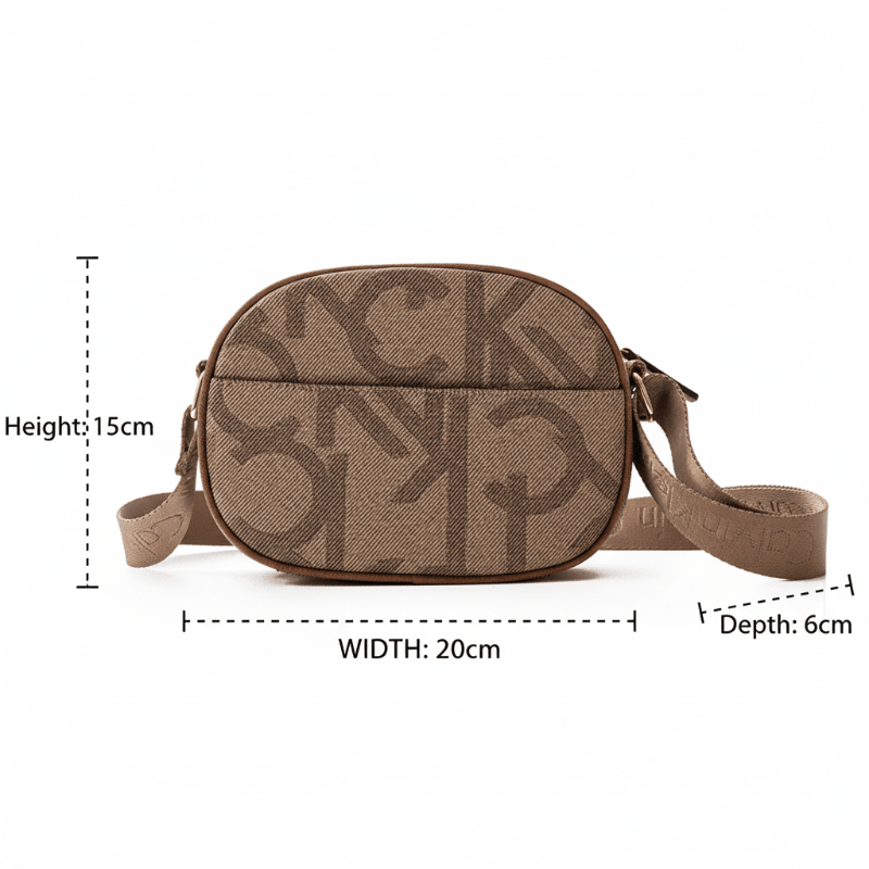 CALVIN KLEIN ULTRALIGHT SADDLE HANDBAG - olive - CB5 - Runner