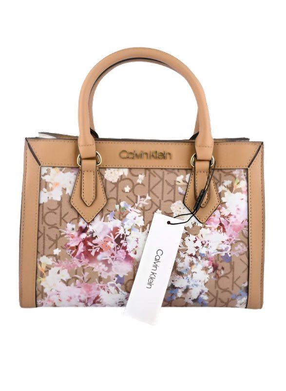 Calvin Klein Women's Floral Satchel Bag CB74 - Runner