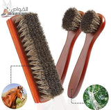 CASABLANCA 100% Horsehair Shoe Brush + Free Plastic Shoe Horn C1 - Runner