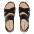 CLAIREMONT WAY BACKSTRAP SANDAL BLACK FULL GRAIN - Runner