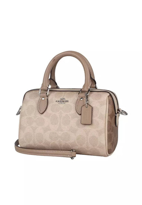 COACH Mini Rowan Crossbody Bag In Blocked Signature HB1 - Runner