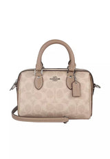 COACH Mini Rowan Crossbody Bag In Blocked Signature HB1 - Runner