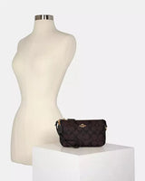 COACH Mini Rowan Crossbody Bag In Blocked Signature HB19 - Runner