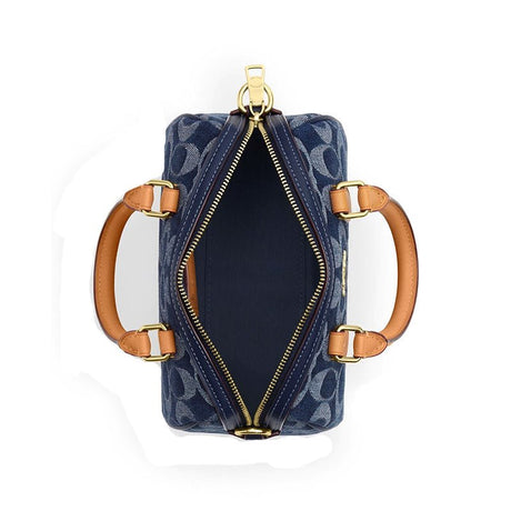 COACH Mini Rowan Crossbody Bag In Blocked Signature HB3 - Runner