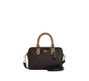 COACH Mini Rowan Crossbody Bag In Blocked Signature HB4 - Runner
