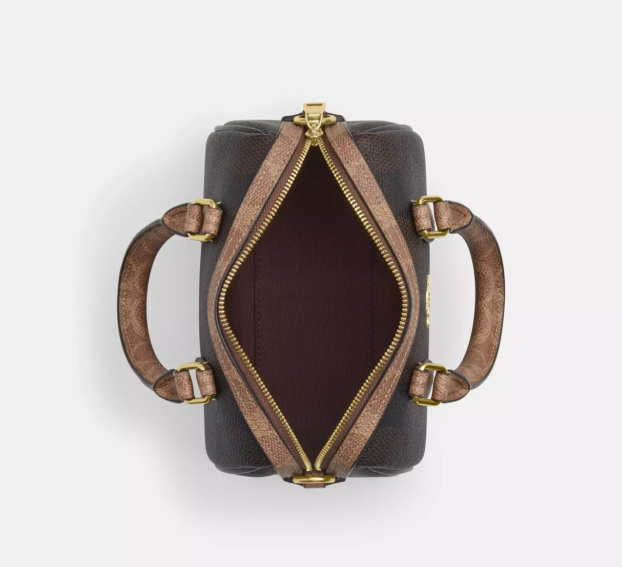 COACH Mini Rowan Crossbody Bag In Blocked Signature HB4 - Runner