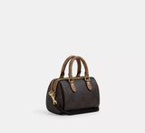 COACH Mini Rowan Crossbody Bag In Blocked Signature HB4 - Runner