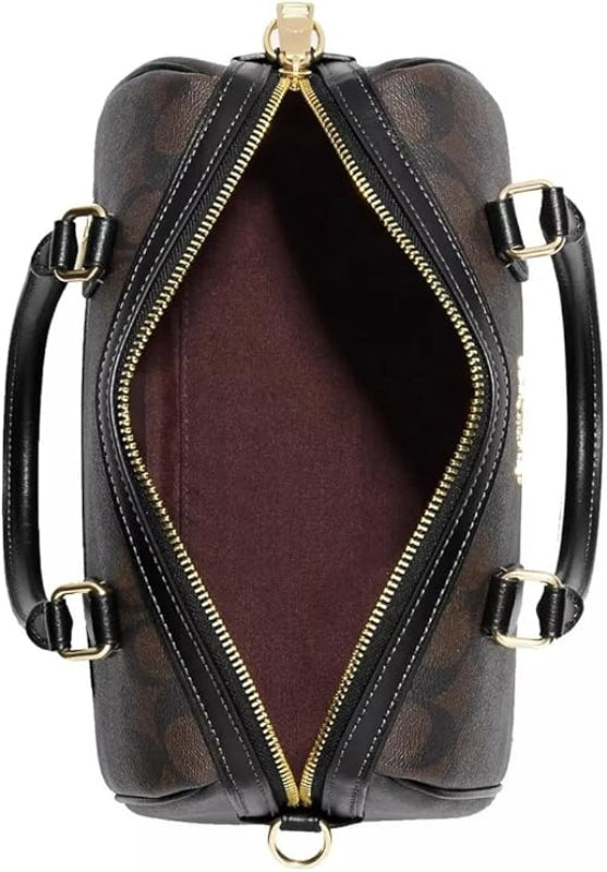 COACH Mini Rowan Crossbody Bag In Blocked Signature HB5 - Runner