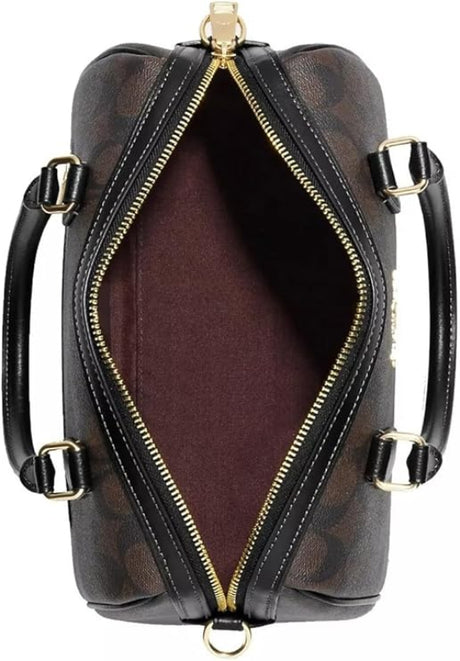 COACH Mini Rowan Crossbody Bag In Blocked Signature HB5 - Runner