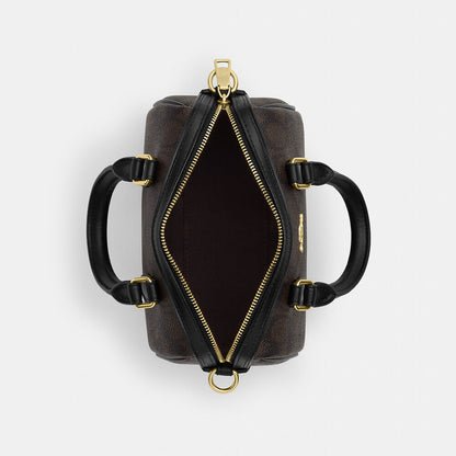 COACH Mini Rowan Crossbody Bag In Blocked Signature HB5 - Runner