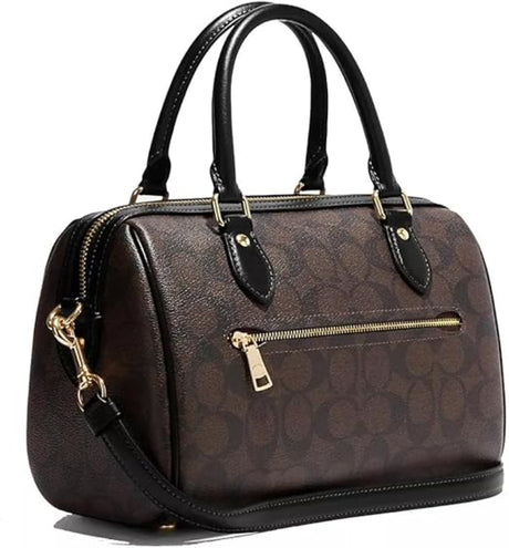 COACH Mini Rowan Crossbody Bag In Blocked Signature HB5 - Runner