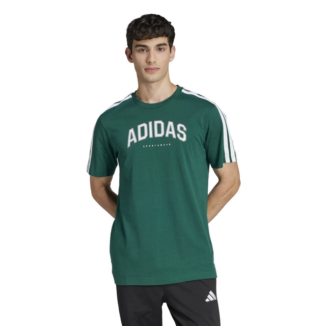 Codes Collegiate Linear Graphic Tee - Runner