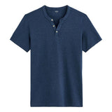 Cotton Blend Straight Neck T-Shirt - Runner