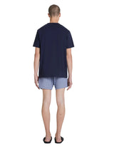 Cotton Short Pajamas - Navy - Runner