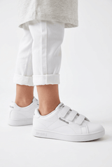Court Clean Hook & Loop Straps Shoes - Runner