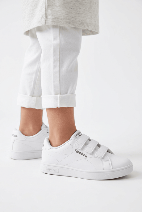 Court Clean Hook & Loop Straps Shoes - Runner