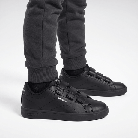 Court Clean Hook & Loop Straps Shoes - Runner