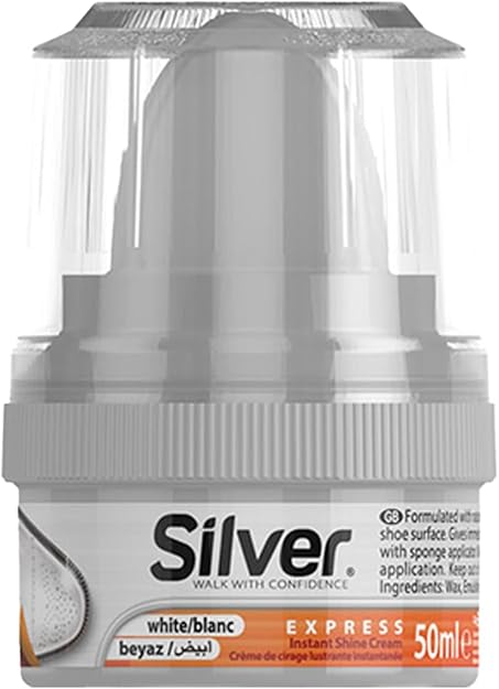 Cream polish for shoes and all types of leather, transparent, 50 ml. SI12 - Runner