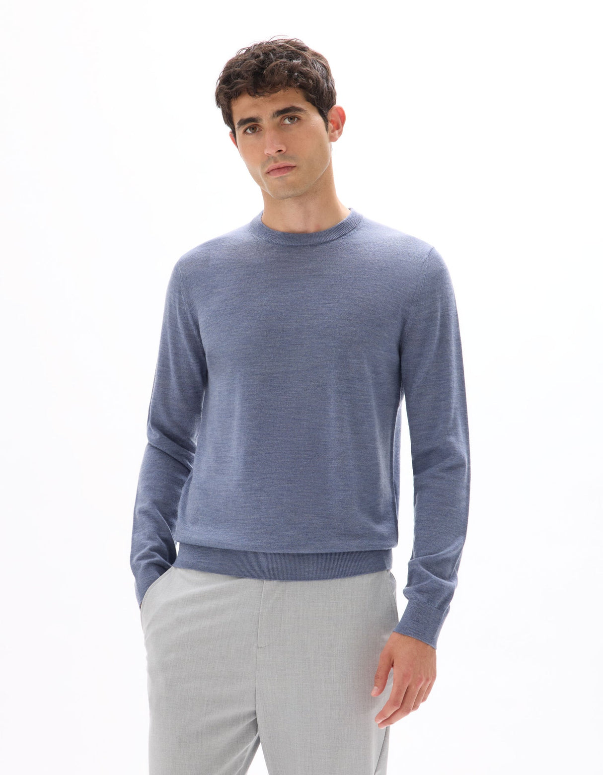Crew Neck Sweater - Runner
