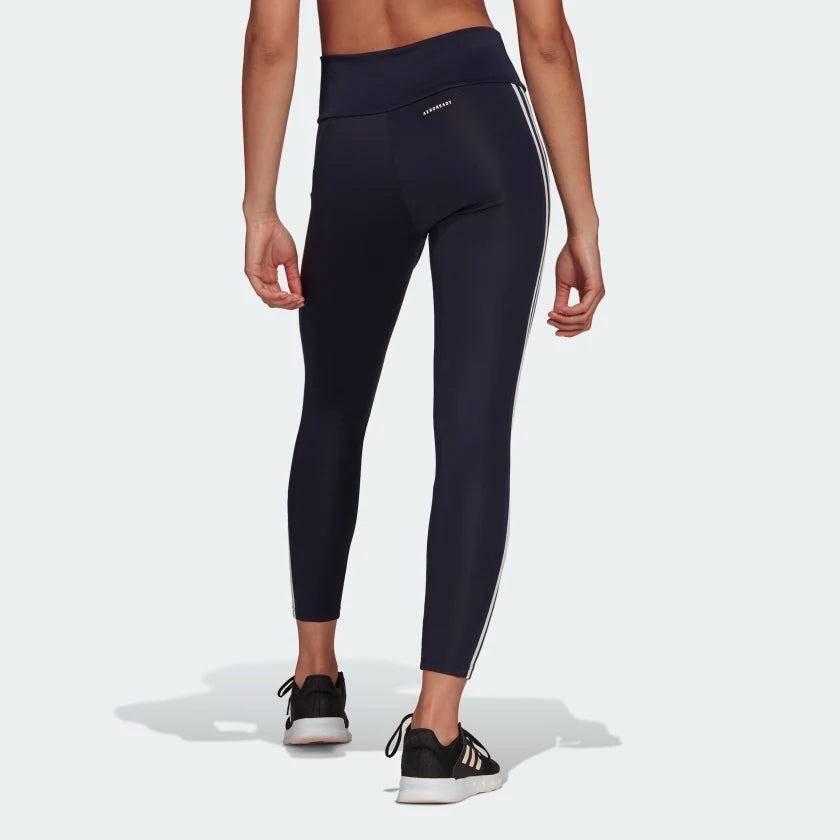 ADIDAS DESIGNED TO MOVE HIGH-RISE 3-STRIPES 7/8 SPORT LEGGINGS GT0178