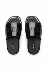 DKNY LAREN-PLATFORM SLID Slides Wedge Flatform Sandals SLW134 - Runner