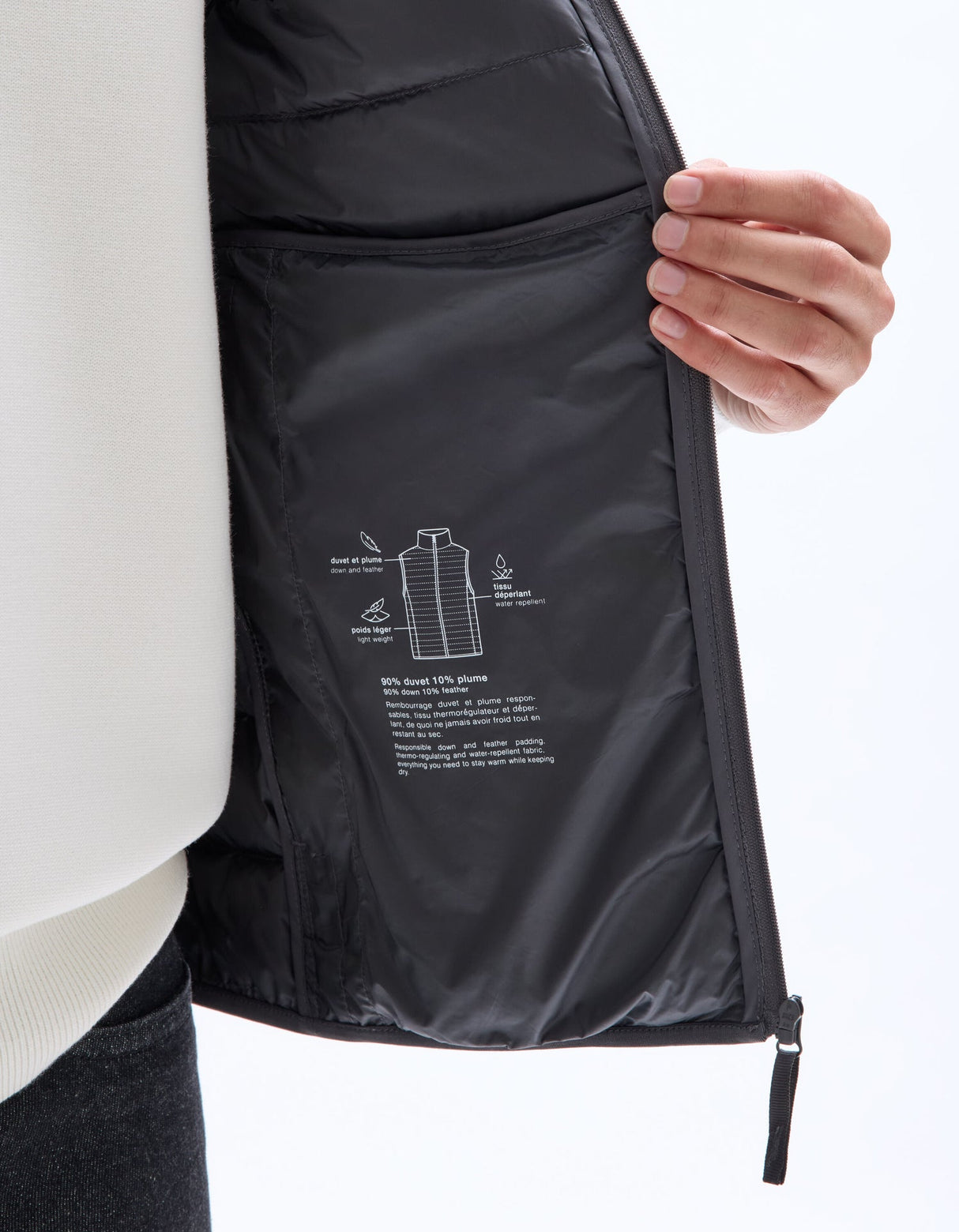 Down Sleeveless Puffer - Runner