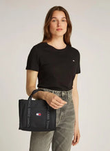 TOMMY HILFIGER Logo Detail Zip Over Tote TB259