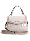GUESS Zadie Logo Top Handle Flap Bag