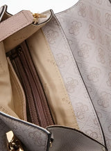 GUESS Zadie Logo Top Handle Flap Bag