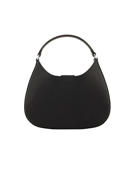 EMPORIO ARMANI ASV micro - grain recycled leather hobo Bag EAB21 - Runner