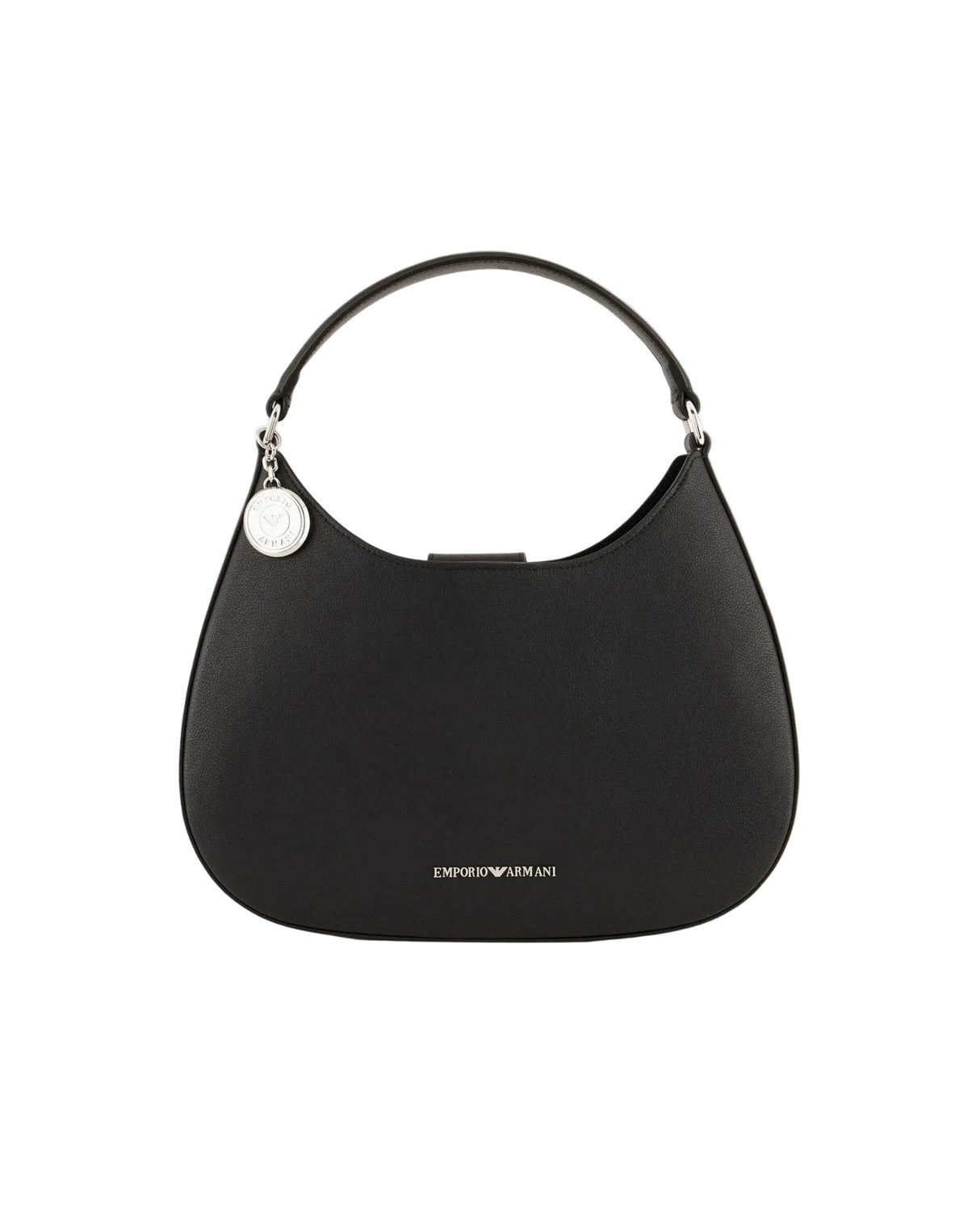 EMPORIO ARMANI ASV micro - grain recycled leather hobo Bag EAB21 - Runner