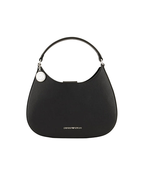 EMPORIO ARMANI ASV micro - grain recycled leather hobo Bag EAB21 - Runner