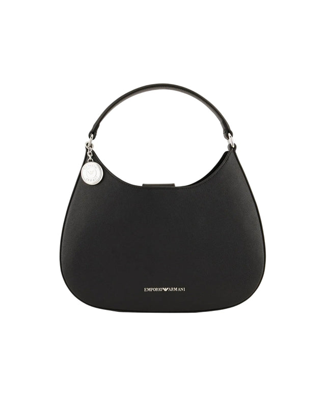 EMPORIO ARMANI ASV micro - grain recycled leather hobo Bag EAB21 - Runner