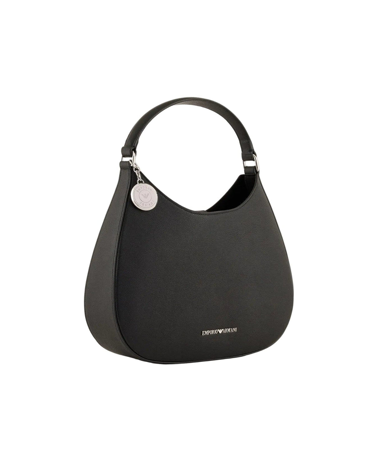 EMPORIO ARMANI ASV micro - grain recycled leather hobo Bag EAB21 - Runner