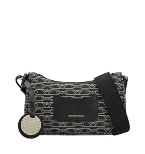 EMPORIO ARMANI Lilly Logo Nero Ecru Baguette Bag EAB19 - Runner