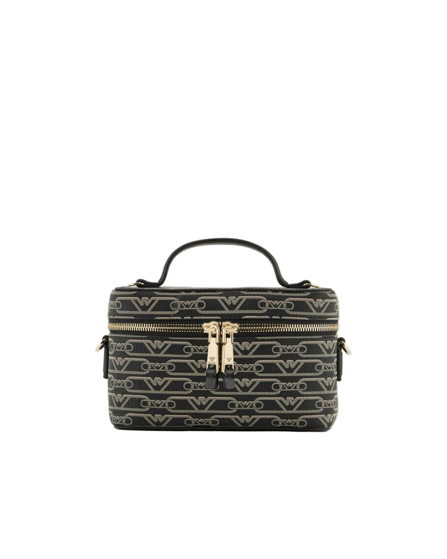 EMPORIO ARMANI Washbag with all - over monogram print Bag EAB20 - Runner