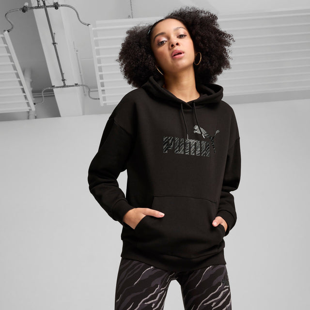 Ess+ Animal Hoodie Fl - Runner
