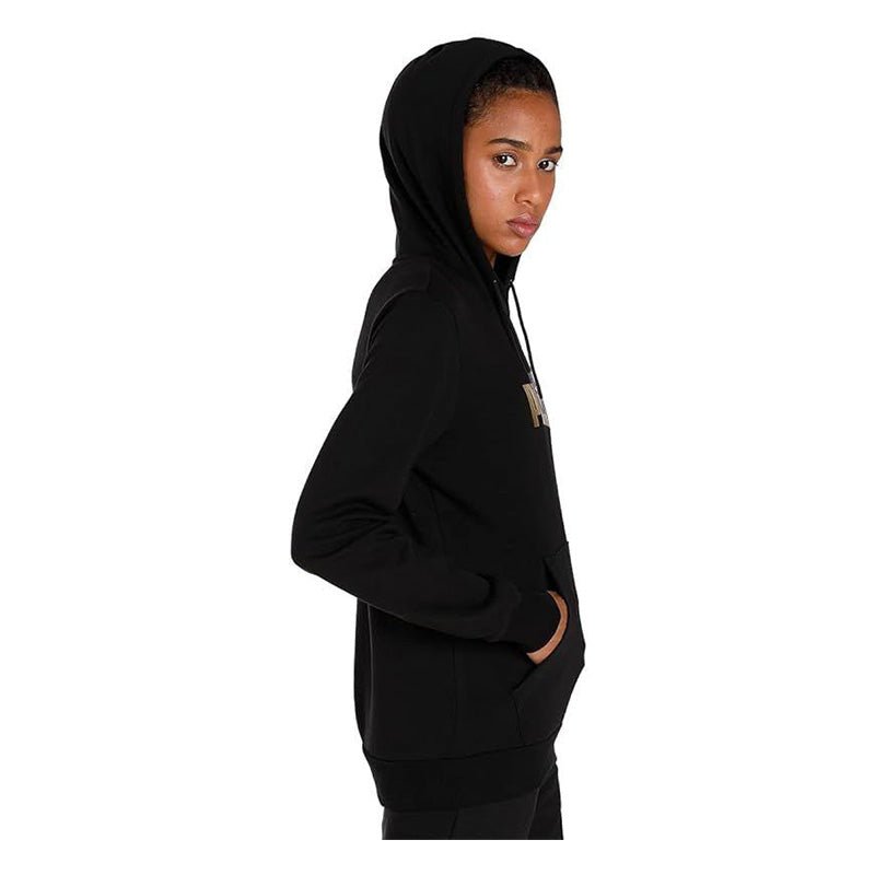 ESS+ Metallic Logo Hoodie TR PUMA Black - Runner