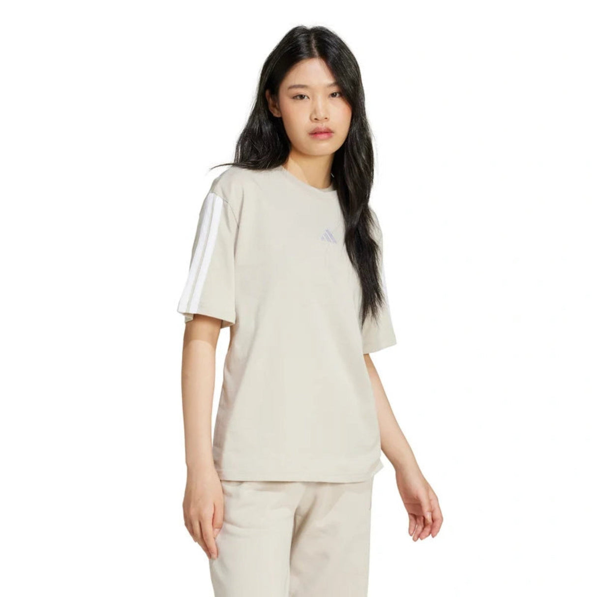 Essentials 3-Stripes Boyfriend T-Shirt - Runner