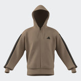 Essentials 3 - Stripes French Terry Full - Zip Hoodie - Runner