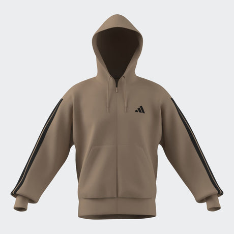 Essentials 3 - Stripes French Terry Full - Zip Hoodie - Runner