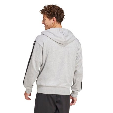 Essentials 3 - Stripes French Terry Full - Zip Hoodie - Runner