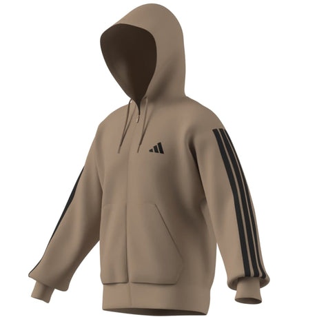Essentials 3 - Stripes French Terry Full - Zip Hoodie - Runner