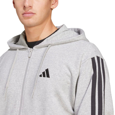 Essentials 3 - Stripes French Terry Full - Zip Hoodie - Runner