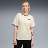 Essentials Animal Print Relaxed Tee Women - Runner