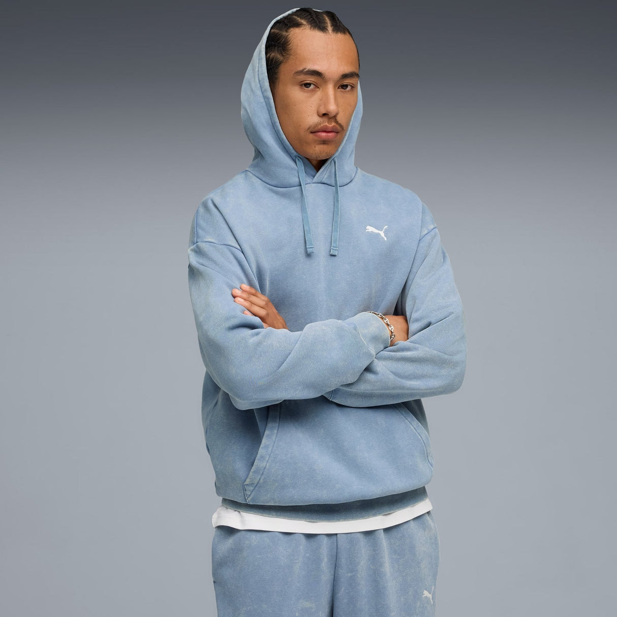 Essentials Elevated Relaxed Wash Hoodie Men - Runner