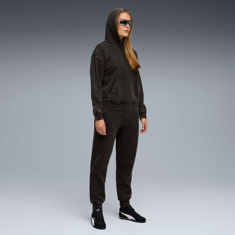 Essentials Elevated Relaxed Wash Hoodie Women - Runner